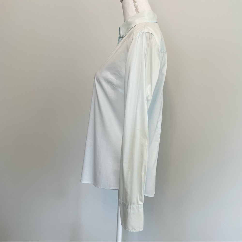 Chiara Laverda Botton Down Blouse | Made In Italy | Euro 46 - Picture 3 of 8